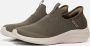 Skechers Ultra flex 3.0 Slip Ins groen Textiel Dames - Thumbnail 4