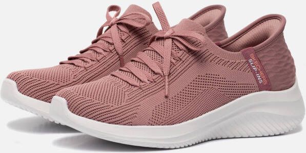 Skechers Ultra Flex 3.0 Sneakers roze Textiel