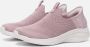 Skechers Ultra Flex 3.0 Smooth Step 149709-MVE Vrouwen Roze Sneakers Sportschoenen - Thumbnail 3