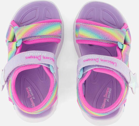 Skechers Unicorn Dreams Sandalen roze Textiel