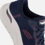 Skechers Uno Arch Fit 2.0 Sneakers blauw Textiel - Thumbnail 8