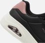 Skechers Uno Court Sneakers zwart Synthetisch Dames - Thumbnail 7