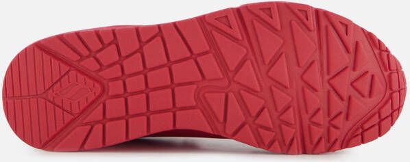 Skechers Uno Dripping Heart rood Synthetisch