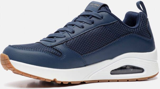 Skechers Uno Fastime sneakers blauw Imitatieleer - Foto 2