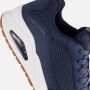 Skechers Uno Fastime sneakers blauw Imitatieleer - Thumbnail 6