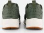 Skechers Uno Fastime sneakers groen Imitatieleer - Thumbnail 3
