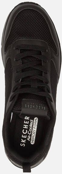 Skechers Uno Fastime Heren Sneakers Schoenen Zwart 237016-BBK - Foto 3