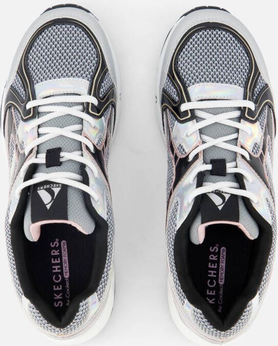 Skechers Uno Gen1 Sneakers zilver Synthetisch