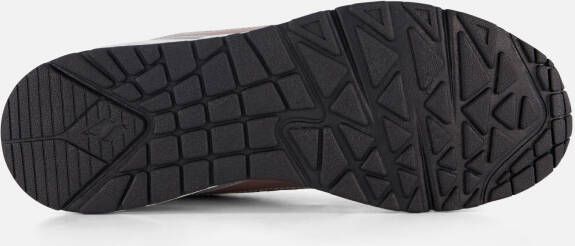 Skechers Uno Gen1 Sneakers zilver Synthetisch