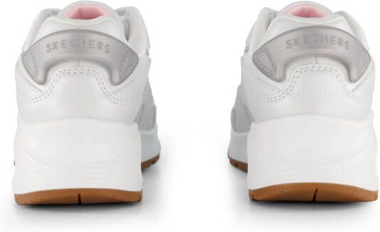 Skechers Uno Gen1 Wavy Shimmer Sneakers wit