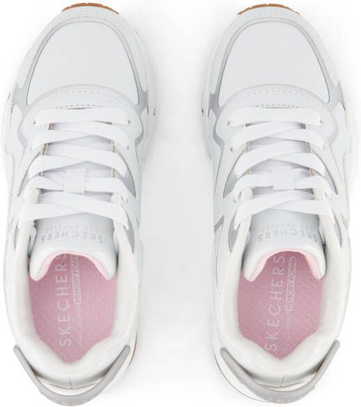Skechers Uno Gen1 Wavy Shimmer Sneakers wit