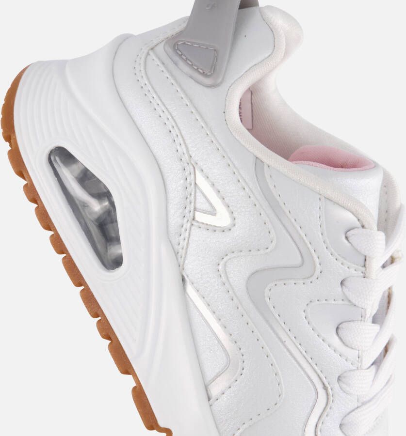 Skechers Uno Gen1 Wavy Shimmer Sneakers wit
