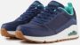 Skechers Uno Inside Matters dames sneakers blauw Extra comfort Memory Foam - Thumbnail 3