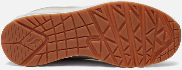 Skechers Uno Layover Sneakers wit Textiel