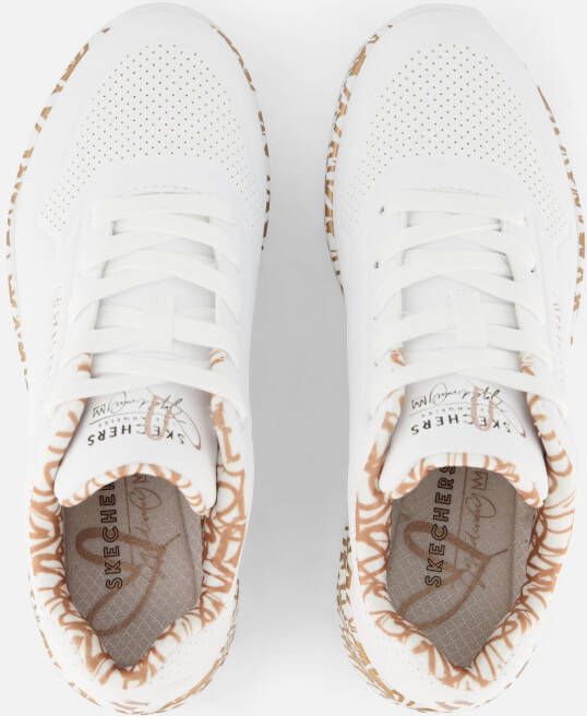Skechers Uno Love Sneakers wit Synthetisch