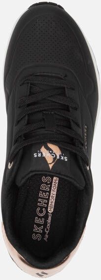 Skechers Uno Metallic sneakers zwart