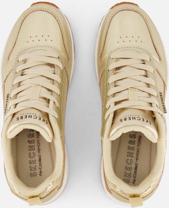 Skechers Uno Metallixs Sneakers goud Synthetisch