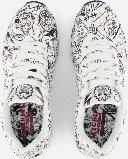 Skechers Sneakers met skech-air luchtkamers zool vrijetijdsschoen lage schoen veterschoen - Foto 10