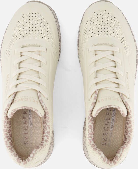 Skechers Uno slip on sneakers beige