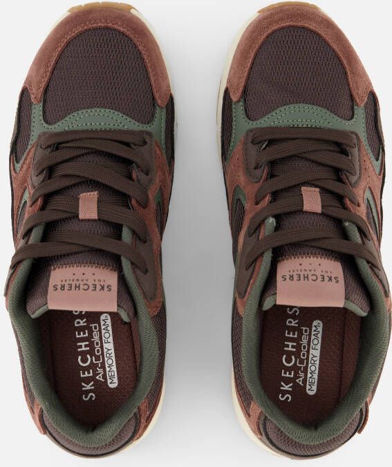 Skechers Uno Sneakers bruin Leer