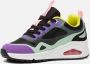 Skechers Uno Color Steps Meisjes Sneakers Zwart Multicolour - Thumbnail 4