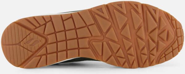 Skechers Uno Stacre Sneakers groen Leer