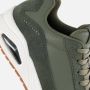 Skechers Uno Stacre Heren Sneakers Olijfgroen - Thumbnail 9