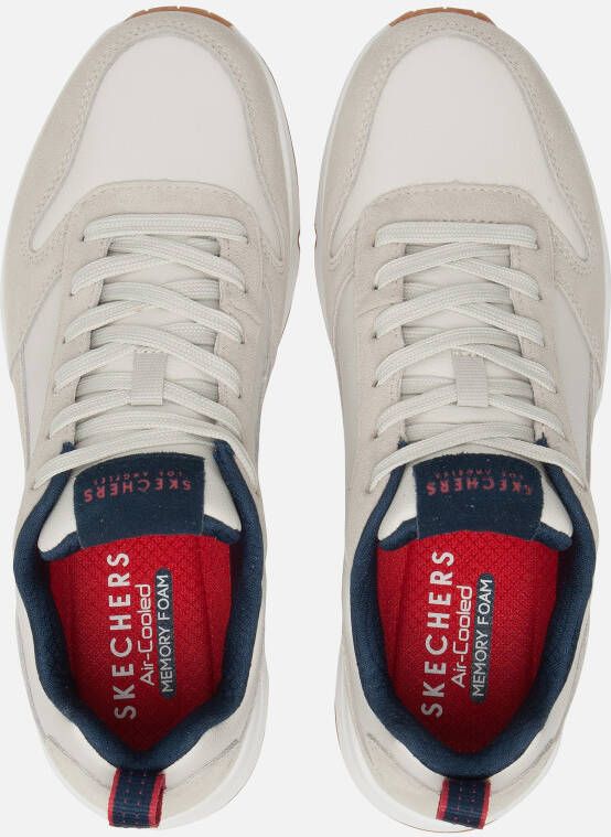 Skechers Uno Stacre Sneakers wit Textiel