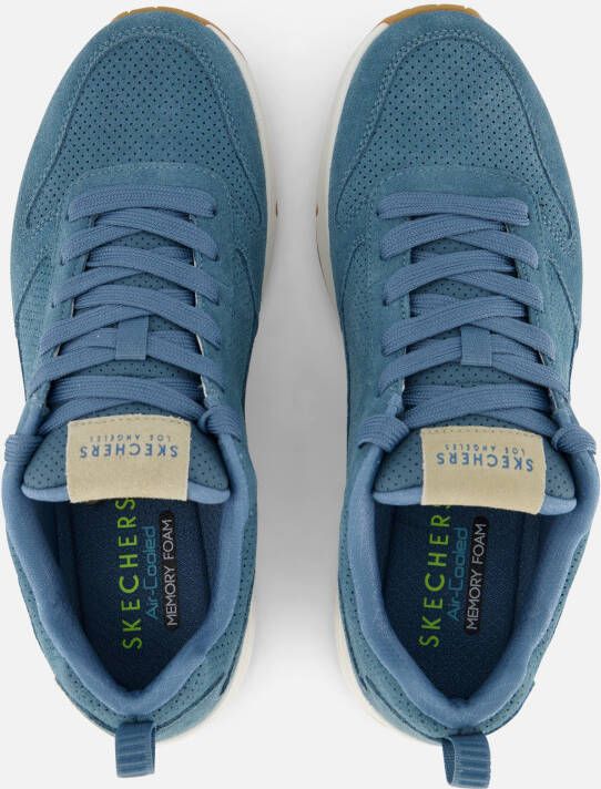 Skechers Uno Stand On Air sneakers blauw Suede