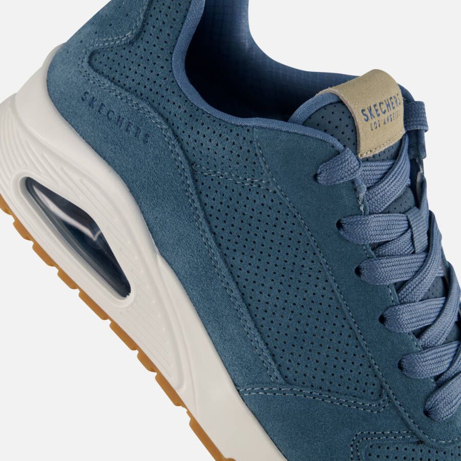 Skechers Uno Stand On Air sneakers blauw Suede