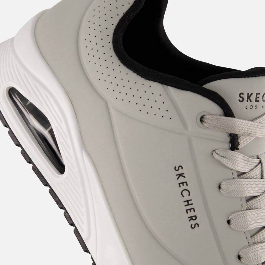 Skechers Uno Stand On Air Sneakers grijs Leer
