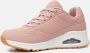 Skechers Uno Stand On Air Dames Sneakers Lichtroze - Thumbnail 6