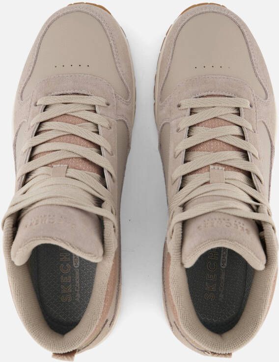 Skechers Uno veterboots beige
