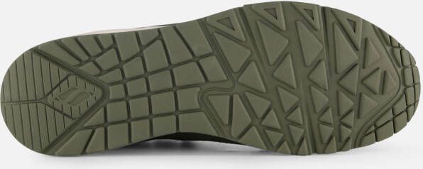 Skechers Uno Stacre Shine Veterboots groen Suede