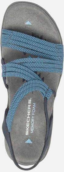 Skechers Vegan Reggae Slim Skech sandalen blauw