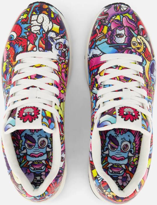 Skechers Vexx Uno Color Doodle Sneakers zwart