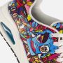 Skechers Sneakers UNO COLOR DOODLE Wedge sneaker veterschoen retro sneaker met unieke print - Thumbnail 10