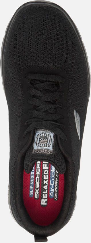 Skechers Work Relaxed Fit sneakers zwart 300313