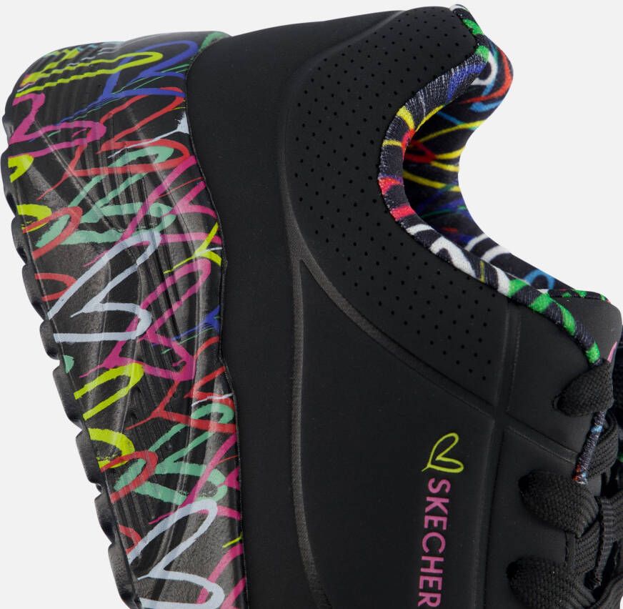 Skechers X JGoldcrown Uno Lite Sneakers zwart