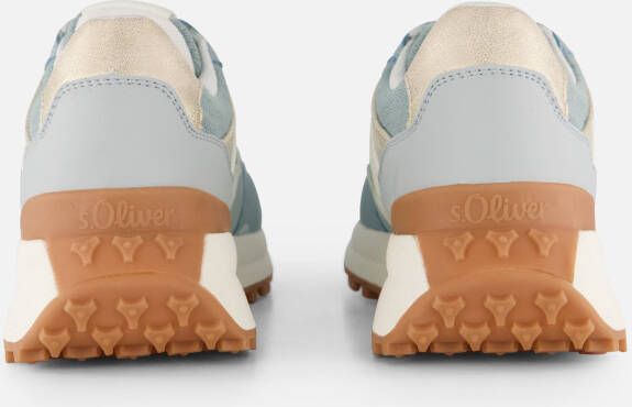 s.Oliver Denim Sneakers blauw Synthetisch