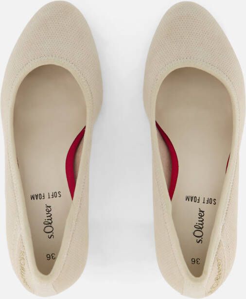 s.Oliver Pumps beige Synthetisch