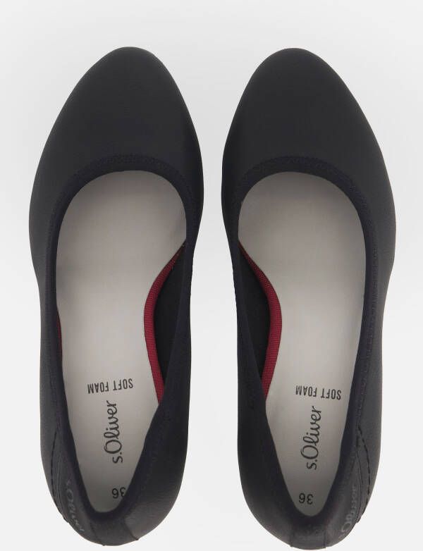 s.Oliver Pumps zwart Synthetisch