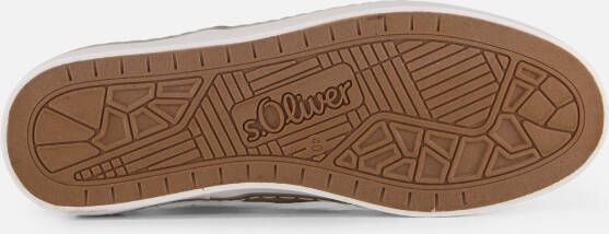 s.Oliver S. Oliver Sneakers beige Textiel