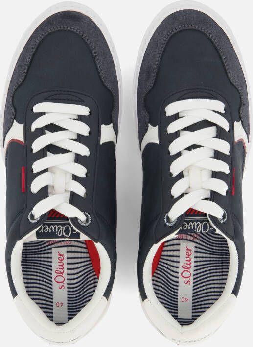 s.Oliver S. Oliver Sneakers blauw Synthetisch