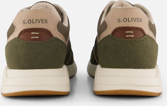 s.Oliver S. Oliver Sneakers groen Suede