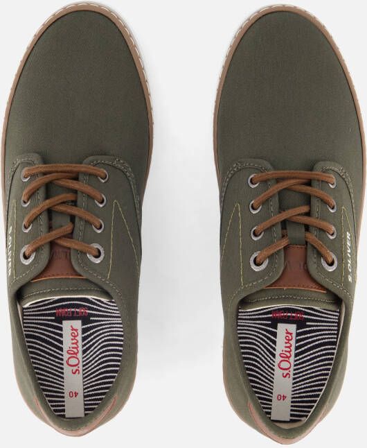 s.Oliver S. Oliver Sneakers groen Suede
