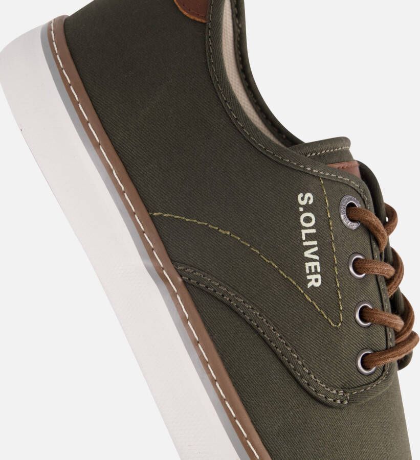 s.Oliver S. Oliver Sneakers groen Suede
