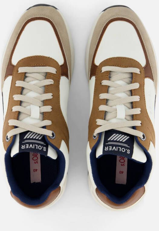 s.Oliver S. Oliver Sneakers wit Suede