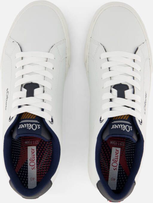 s.Oliver S. Oliver Sneakers wit Suede