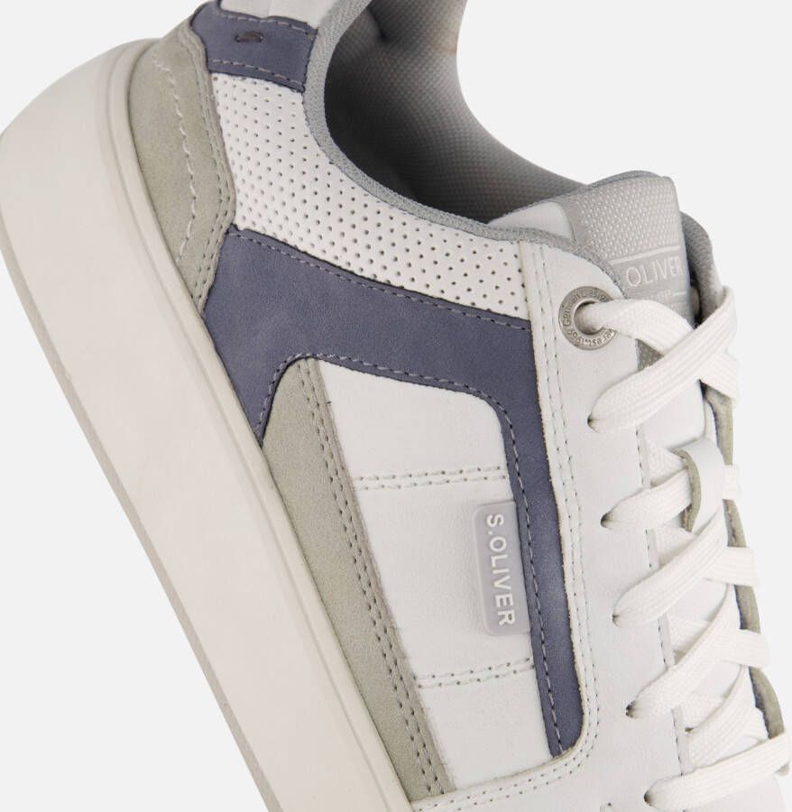 s.Oliver S. Oliver Sneakers wit Suede